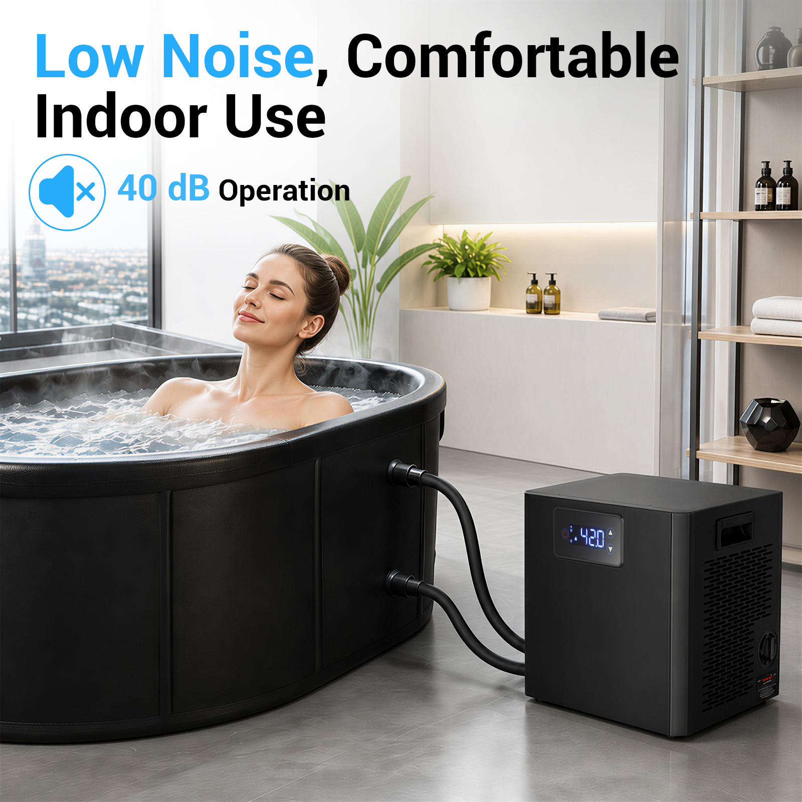 Oval Ice Bath Chiller & Cold P - Medical Lab Kit recension och pris
