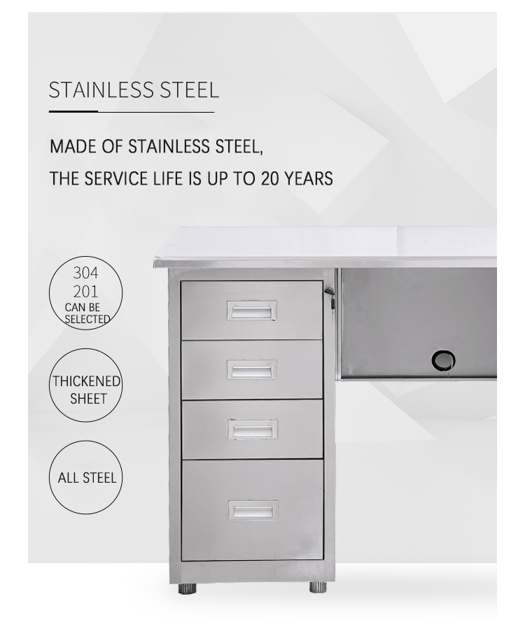 Desk Office Modern Stainless S - Medical Lab Officer recension och pris