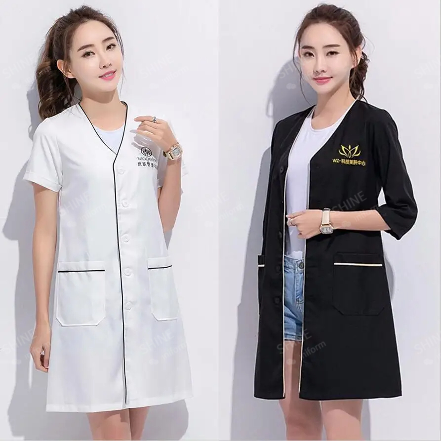 beauty uniform beautician Cust - Medical Lab Management recension och pris